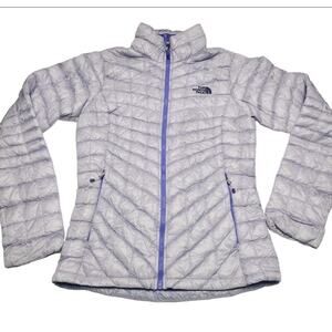 The North Face Women’s Thermoball Puffer Jacket Coat Purple Lightweight Size XS